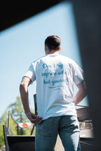 Wit Be Yourself T-Shirt van Modern Motive met minimalistische streetwear uitstraling