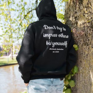 Impress hoodie heren zwart
